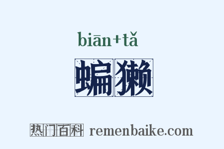 蝙獭是什么意思的图片